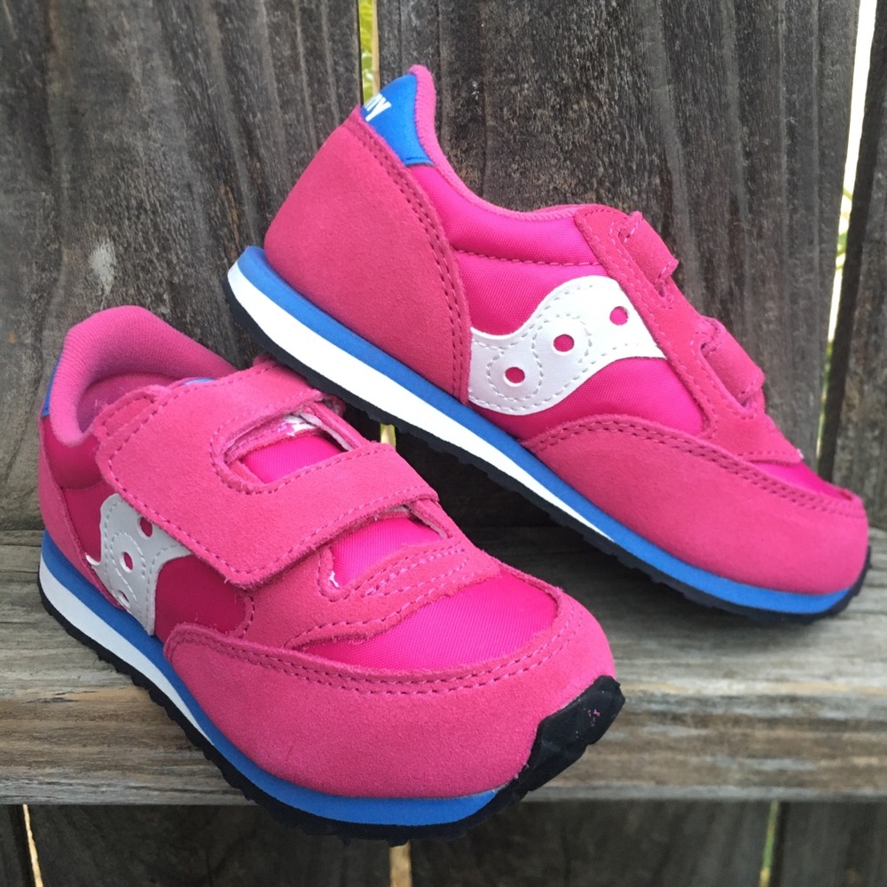 Saucony Toddler Girl shows Baby Jazz HL Magenta - Picture 6 of 11